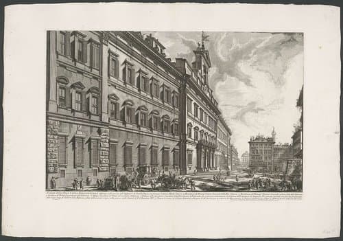 Gezichten op Rome by Giovanni Battista Piranesi