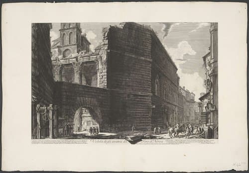 Forum van Augustus te Rome by Giovanni Battista Piranesi
