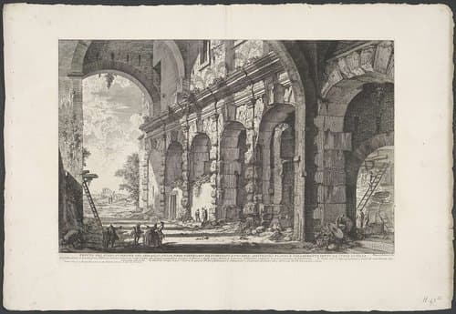 Gezichten op Rome by Giovanni Battista Piranesi