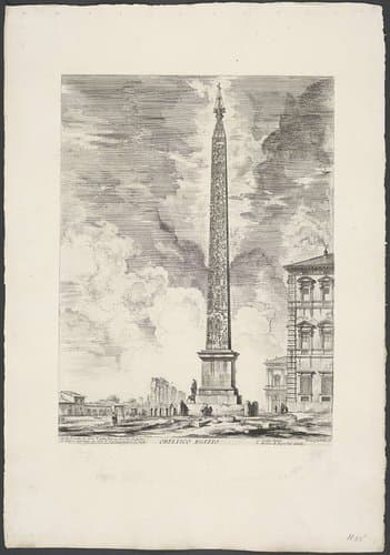 Lateraanse Obelisk te Rome by Giovanni Battista Piranesi