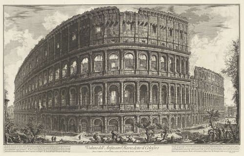 Colosseum te Rome by Giovanni Battista Piranesi