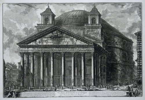 Gezichten op Rome by Giovanni Battista Piranesi