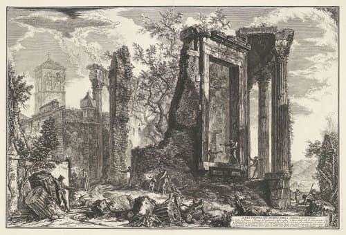 Gezichten op Rome by Giovanni Battista Piranesi