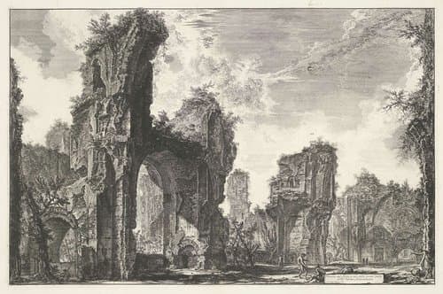 Rovine del Sisto, o sia della gran sala delle Terme Antoniniane by Giovanni Battista Piranesi