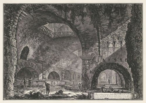 Altra veduta interna della Villa di Mecenate in Tivoli by Giovanni Battista Piranesi