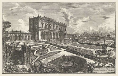 Villa Albani te Rome by Giovanni Battista Piranesi