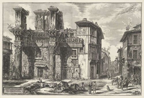 Gezichten op Rome by Giovanni Battista Piranesi