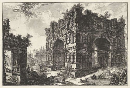 Tempio detto volgarm.te di Giano by Giovanni Battista Piranesi