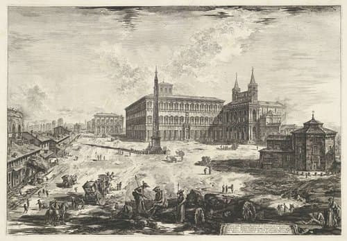 Gezichten op Rome by Giovanni Battista Piranesi