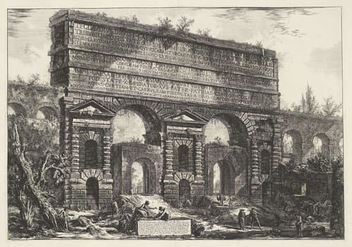 Porta Maggiore te Rome by Giovanni Battista Piranesi