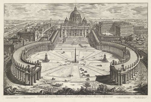 Gezichten op Rome by Giovanni Battista Piranesi