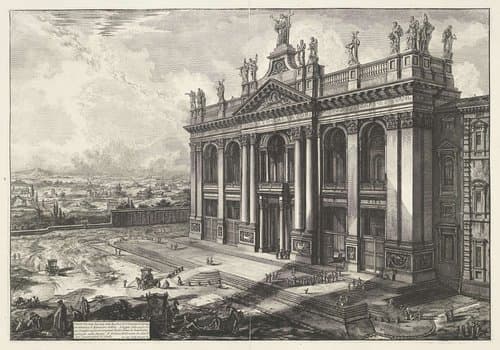 Sint-Jan van Lateranen te Rome by Giovanni Battista Piranesi