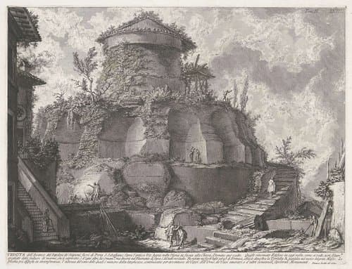 Archeologische vondsten in en rond Rome by Giovanni Battista Piranesi