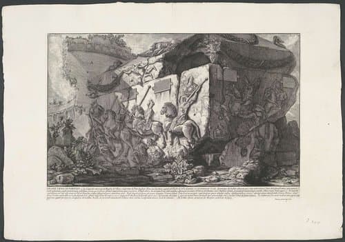 Sarcofaag uit het Mausoleum van Helena by Giovanni Battista Piranesi