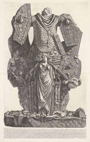 Trofee van Octavianus Augustus by Giovanni Battista Piranesi