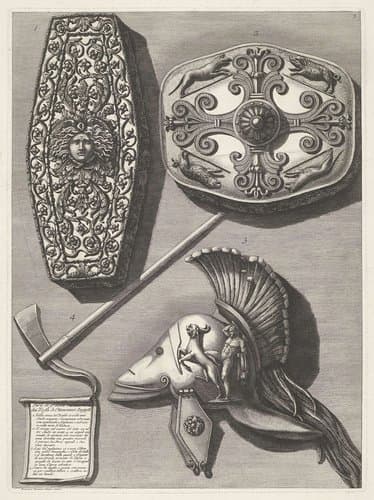 Trofeeën van Octavianus Augustus by Francesco Piranesi