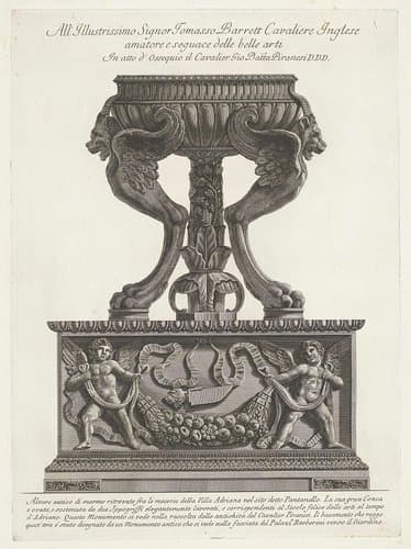 Antiek altaar by Giovanni Battista Piranesi