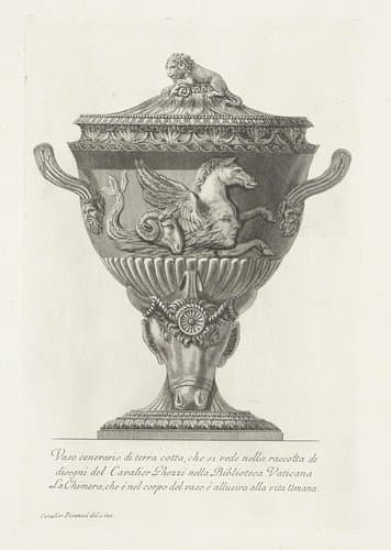 Asvaas en tripod by Giovanni Battista Piranesi