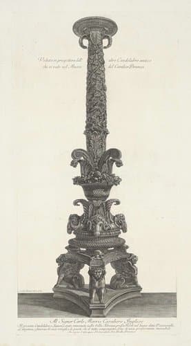 Kandelaber by Giovanni Battista Piranesi