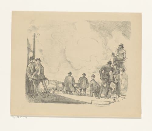 Paardenrenbaan in Berlijn by Rudolf Grossmann