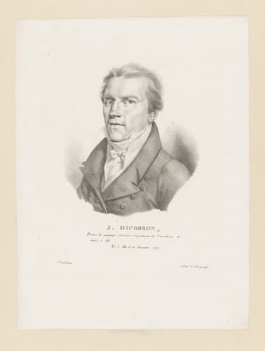Portret van Julien Joseph Ducorron by Guillaume Philidor Van den Burggraaff