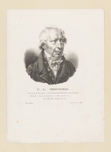 Portret van Gilles Lambert Godecharle by Guillaume Philidor Van den Burggraaff