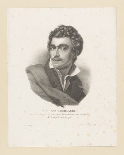 P. van Hanselaere by Guillaume Philidor Van den Burggraaff