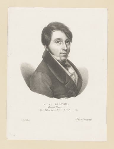 P.F. de Noter by Guillaume Philidor Van den Burggraaff