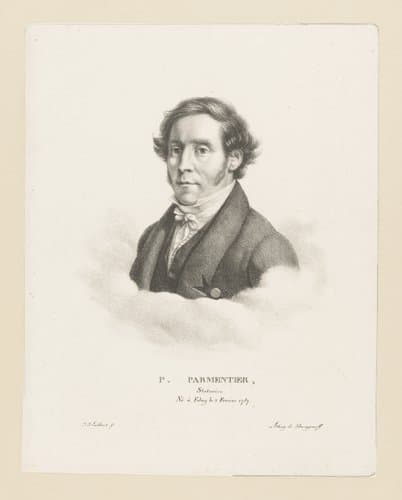 Portret van Philippe Parmentier by Guillaume Philidor Van den Burggraaff
