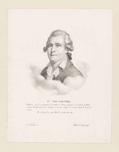 Portret van Karel van Poucke by Guillaume Philidor Van den Burggraaff