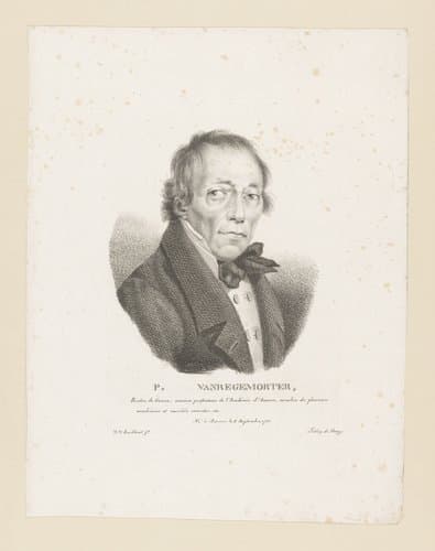 Portret van Petrus Johannes van Regemorter by Guillaume Philidor Van den Burggraaff
