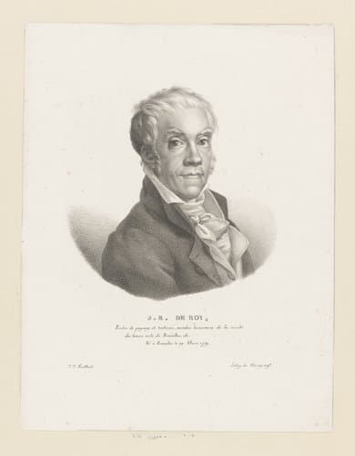 Portret van Jean Baptiste de Roij by Guillaume Philidor Van den Burggraaff