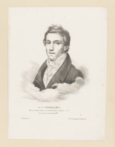 Portret van Jean Joseph Verellen by Guillaume Philidor Van den Burggraaff