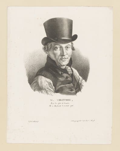 Portret van Michiel Versteegh by Guillaume Philidor Van den Burggraaff