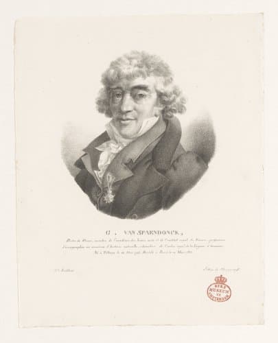 G. van Spaendonck by Guillaume Philidor Van den Burggraaff