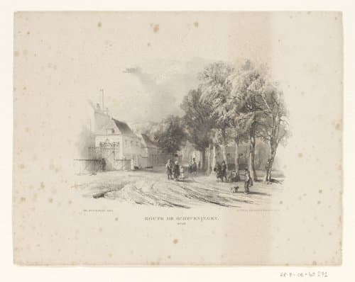 Route de Scheveningen by Théodore Fourmois