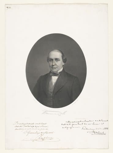 Portret van Isaäc Dignus Fransen van de Putte