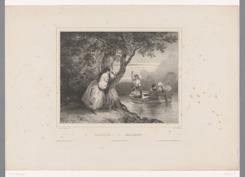 Jalousie / Jealousy by Achille Devéria