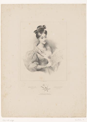 Taal der bloemen by Achille Devéria