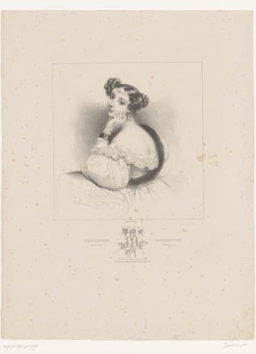 Taal der bloemen by Achille Devéria