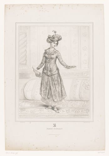 Z. Femme d'Ispahan by Achille Devéria