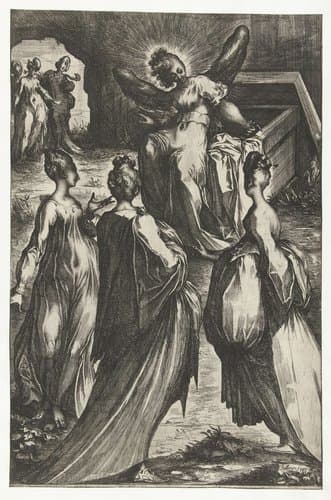 De drie Maria's bij het graf by Jacques Bellange