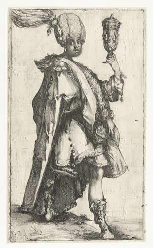 Koning Balthasar by Jacques Bellange