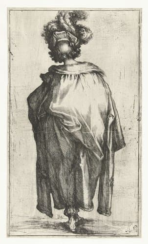 Koning Melchior by Jacques Bellange