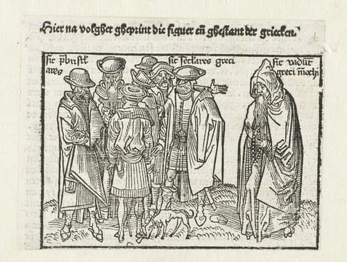 Hier na volghet gheprint die figuer en ghestant der griecken