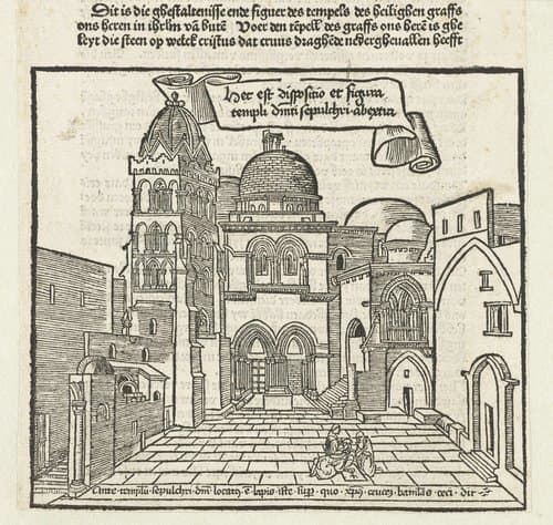 Tempel met graf van Christus in Jerusalem