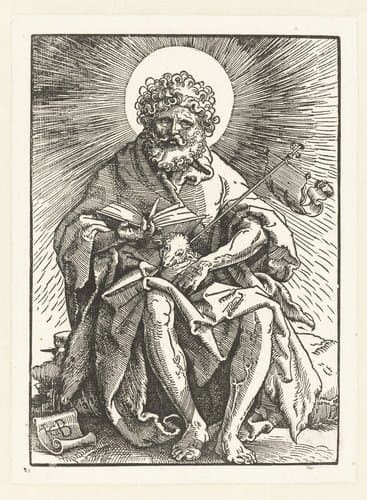 Johannes de Doper met het Lam Gods by Hans Baldung Grien