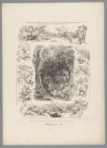 Oude jachtvormen volgens middeleeuwse manuscripten by Charles Aubry