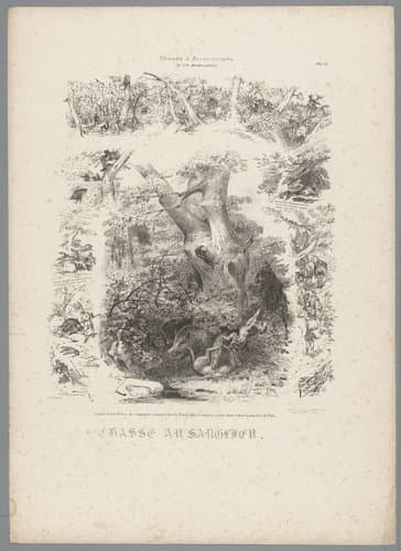Oude jachtvormen volgens middeleeuwse manuscripten by Charles Aubry