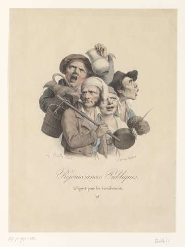 Bomen bij een rivierbedding by Jean Alexis Achard
